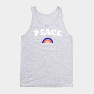 Peace Rainbow Retro Tank Top